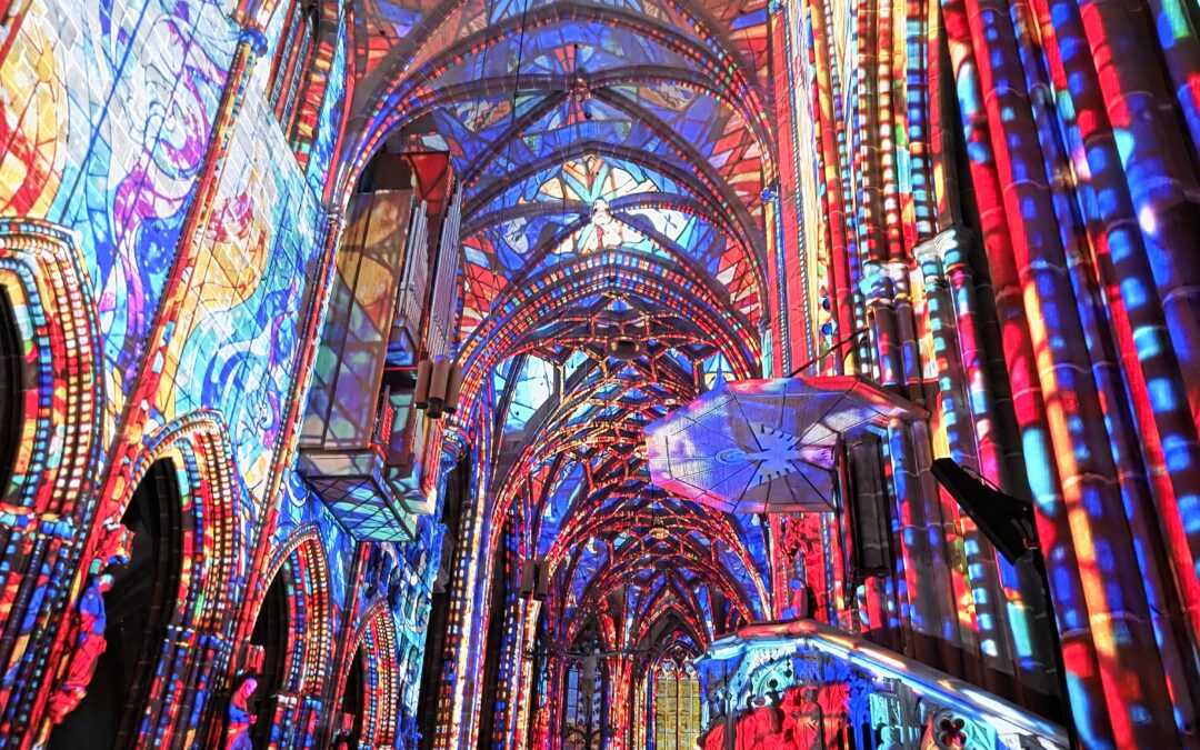 “Luminiscence” Lichtprojektionen und Musik / Lorenzkirche Nürnberg